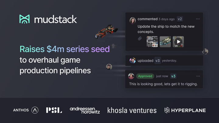 Mudstack raises $4M to manage assets for game developers